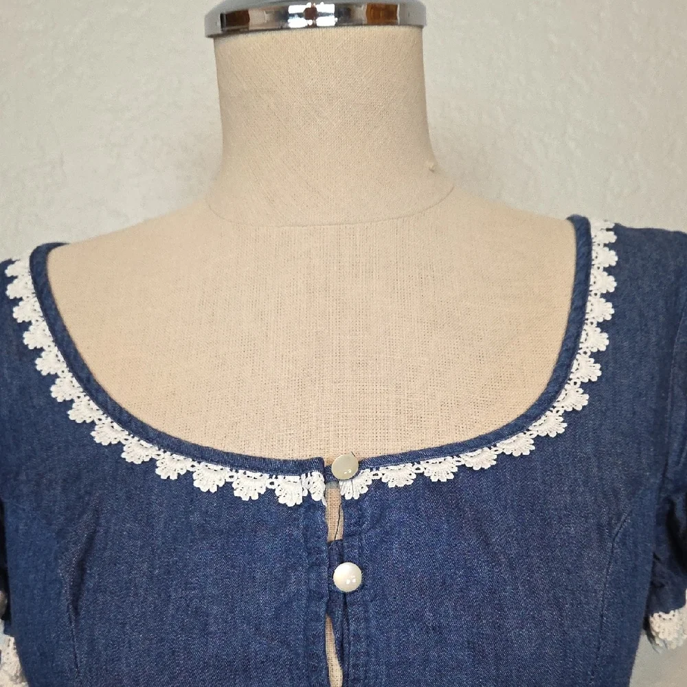 Disney Beauty and The Beast Denim Dress - Picture 4 of 8
